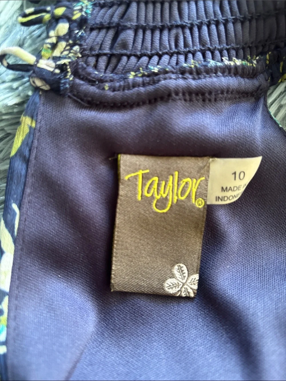 Navy Floral Halter Maxi Dress - Picture 3 of 4